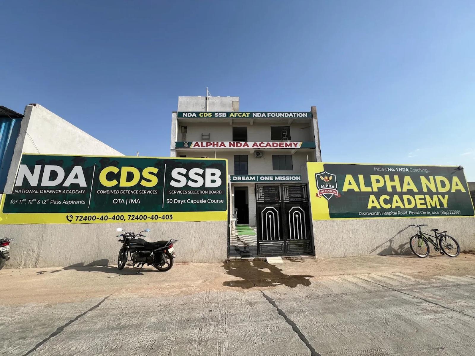 Alpha Defence Academy Sikar cover